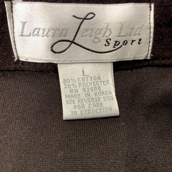 Laura Leigh Ltd Sport Women’s LS Midi Dress Size Large Choc Brown Whimsigoth - Picture 5 of 6